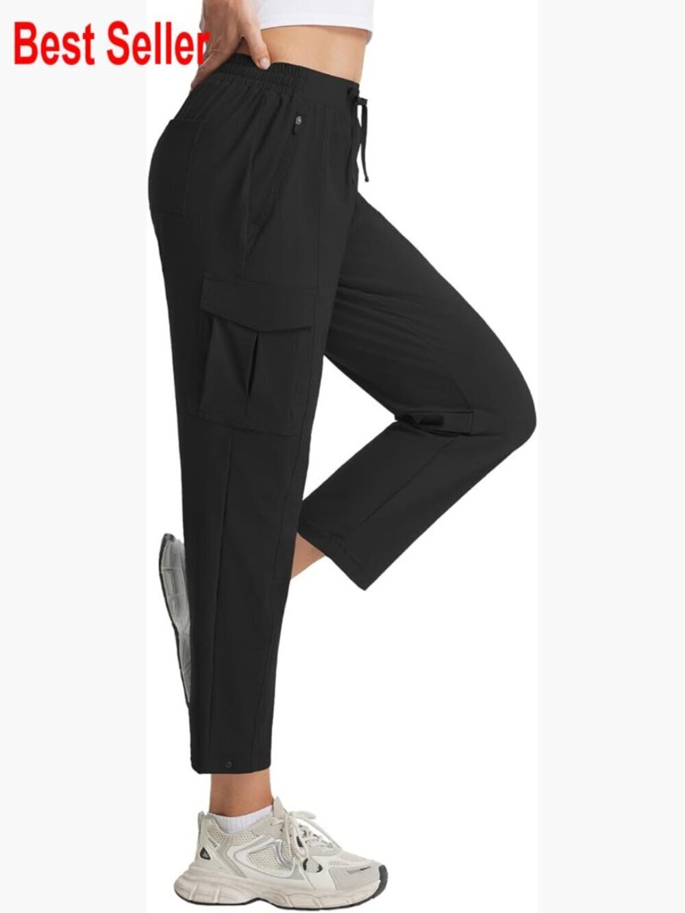 Lightweight Travel Pants with Zipper Pockets Stretch Quick Dry Cargo
